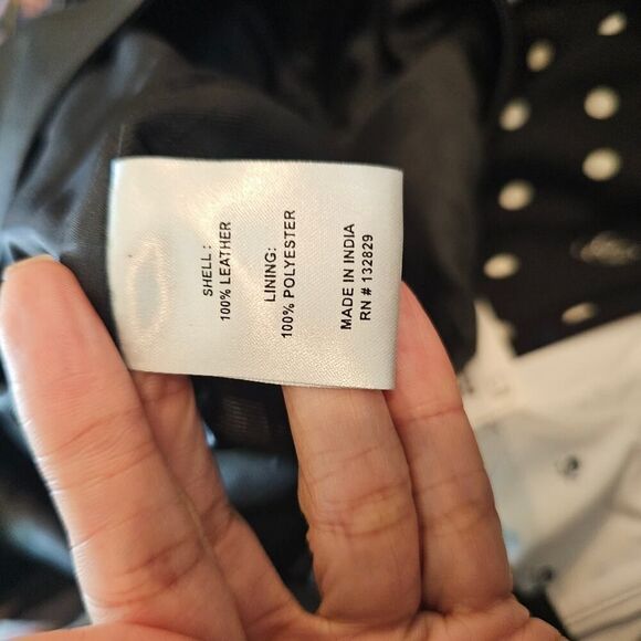 Revolve House of Harlow 1960 Tori Black Leather Skirt Size Large - Picture 6 of 6